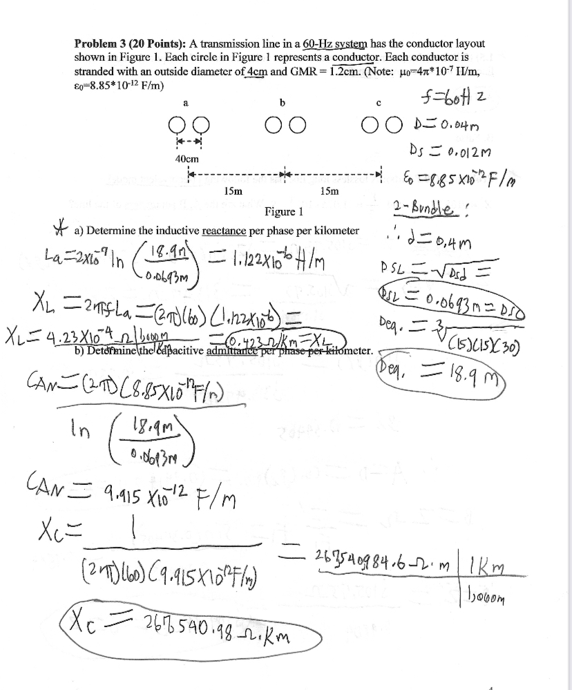 Problem 3 ( 2 0 Points ) : A transmission line in