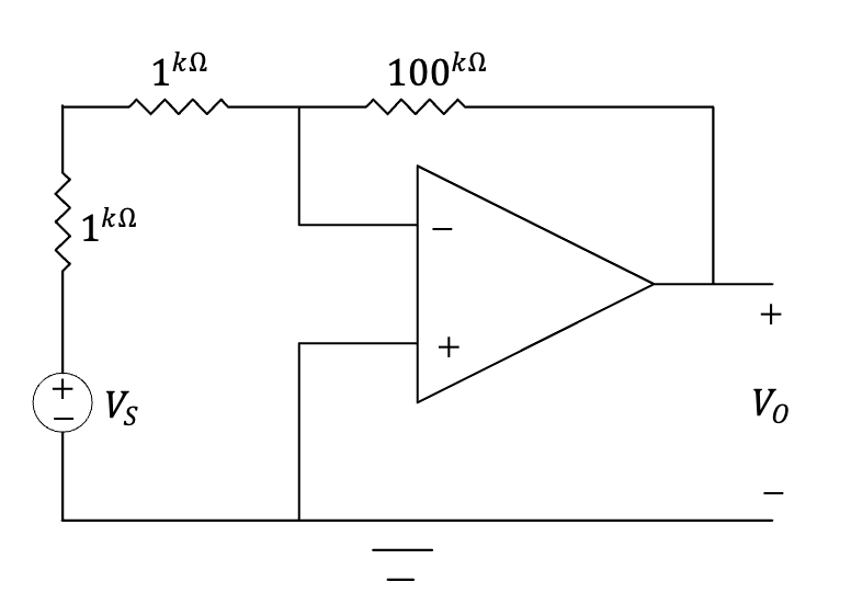 Find V 0 in terms of VS
