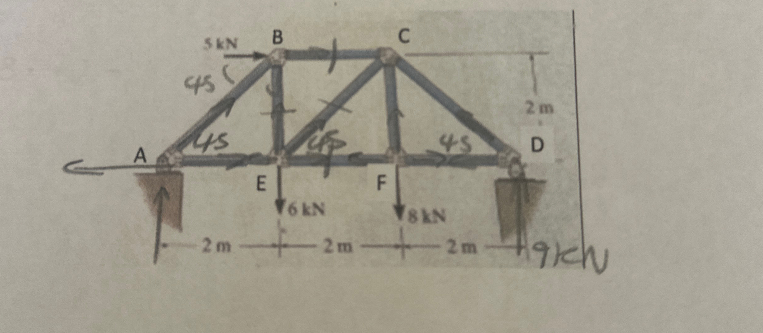 Solve for DC . Its supposed to be 9 kn . Show me