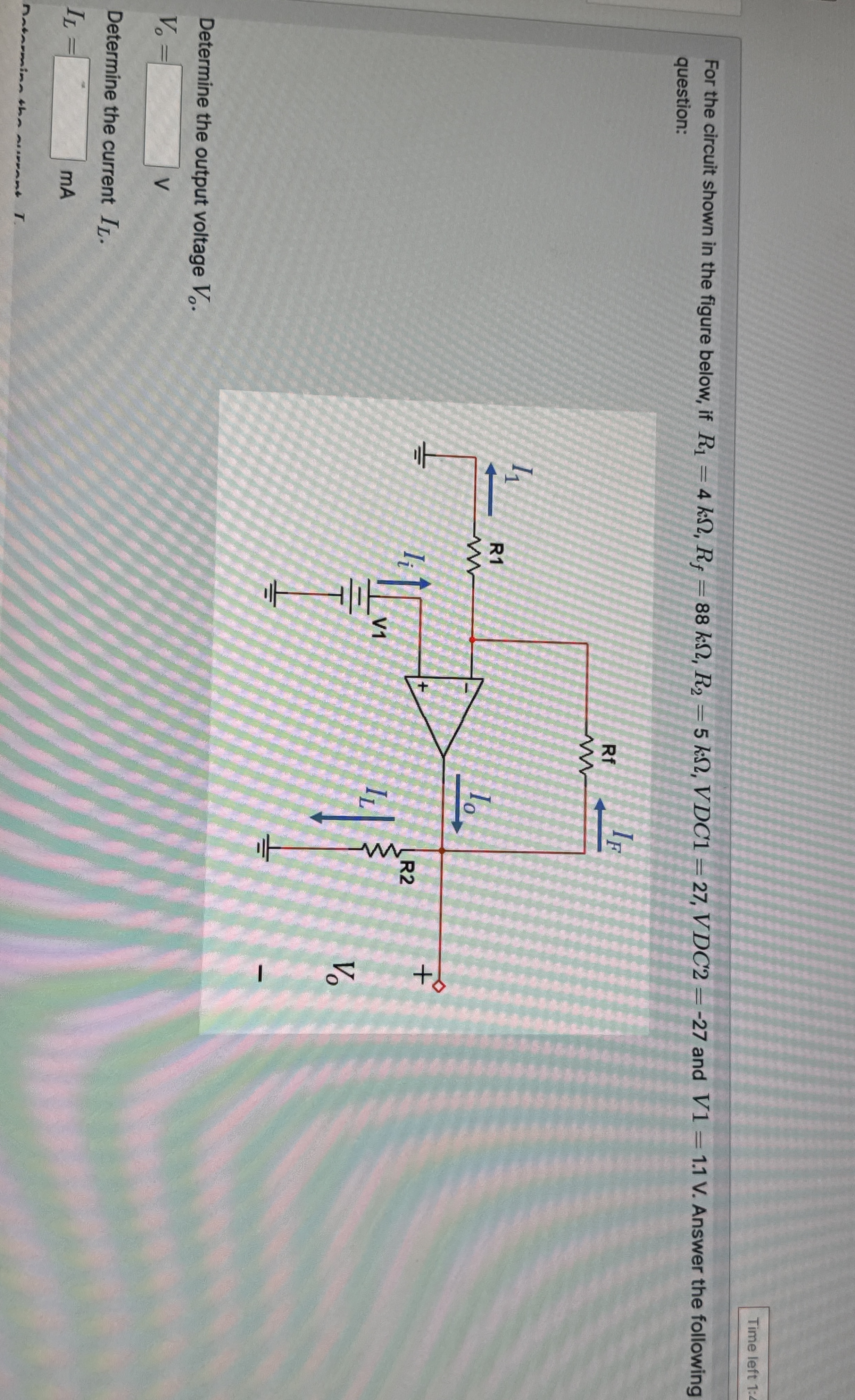 For the circuit shown in the figure below, if R 1