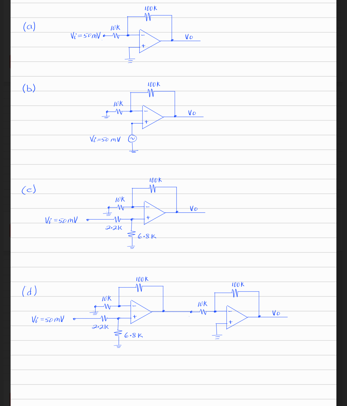 ( a ) ( b ) ( c ( d ) V i = :