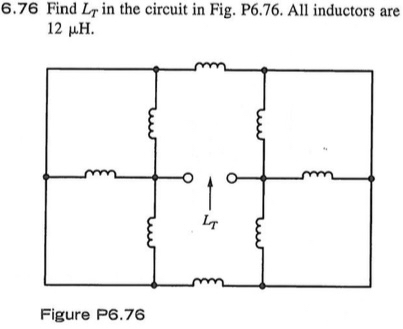 6 . 7 6 Find L T in the circuit in Fig. P 6 . 7 6