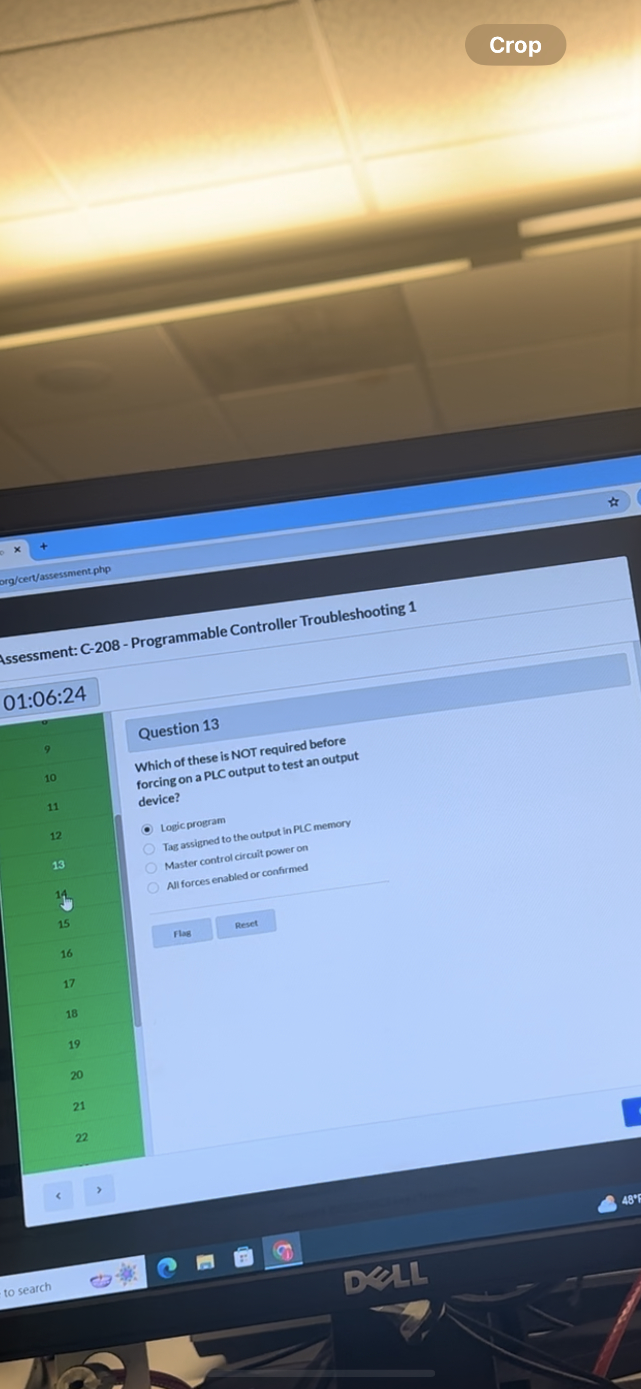 Assessment: C - 2 0 8 - Programmable Controller