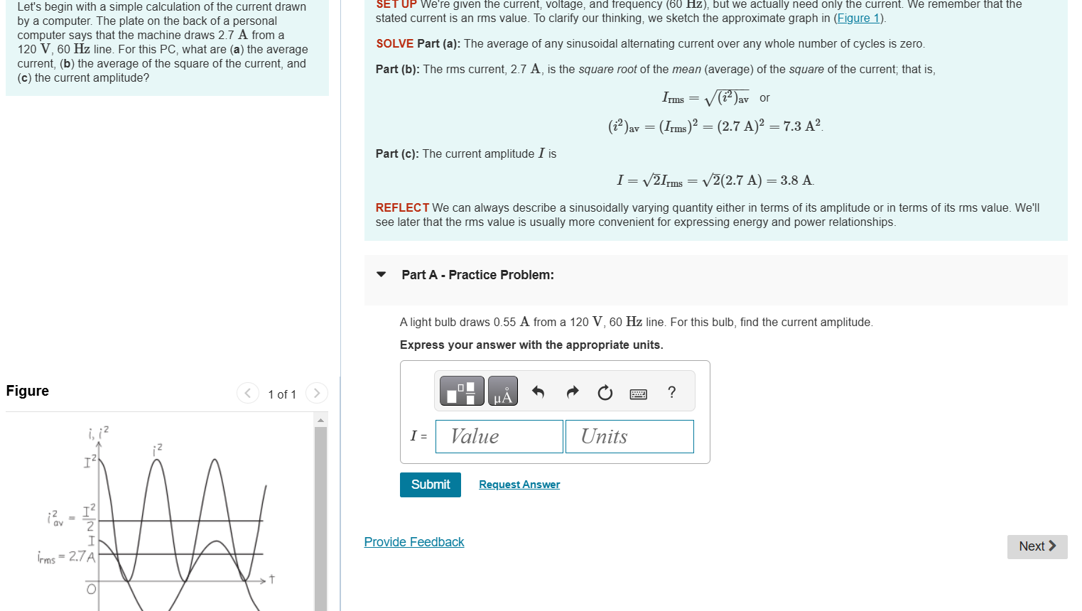 Let's begin with a simple calculation of the