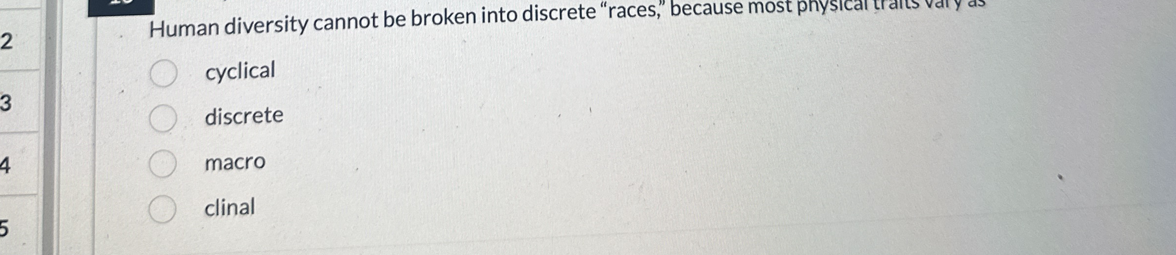 Human diversity cannot be broken into discrete