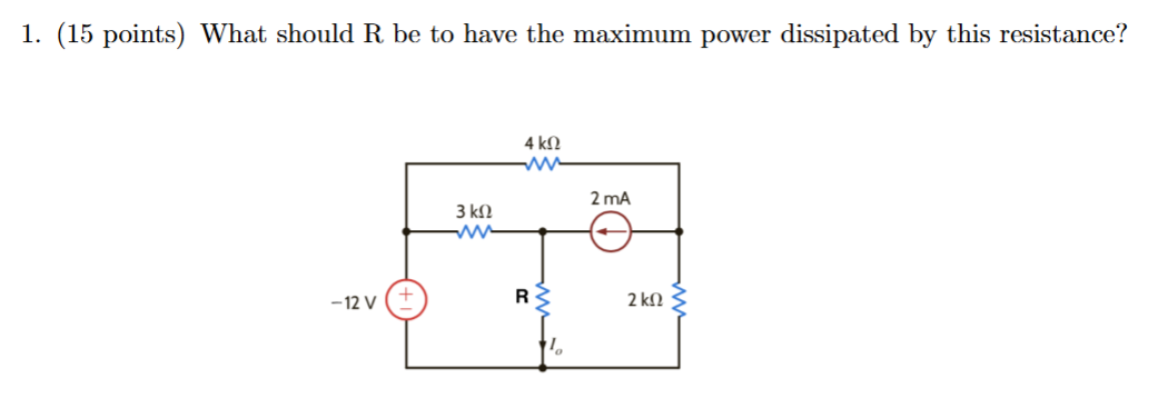 What should R be to have the maximum power
