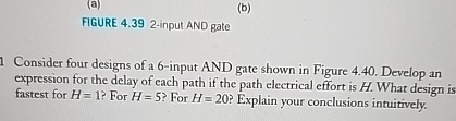 ( a ) ( b ) FIGURE 4 . 3 9 2 - input AND gate