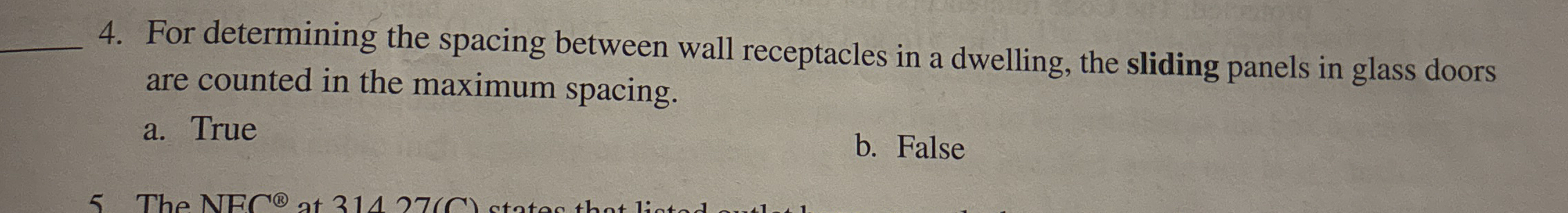 For determining the spacing between wall