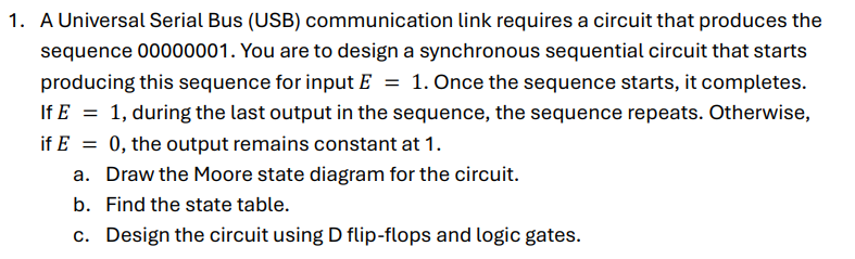 1 . A Universal Serial Bus ( USB ) communication