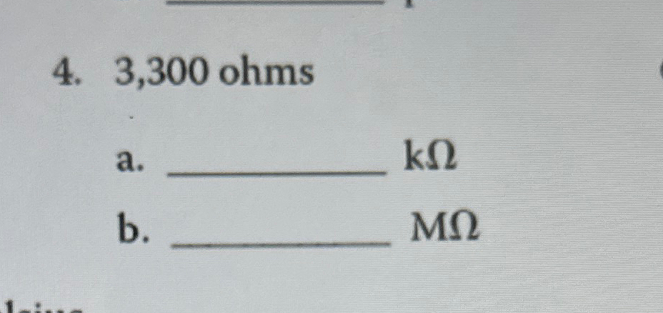 3 , 3 0 0 ohms a . k b . M