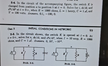5 - 4 . In the circuit of the accompanying