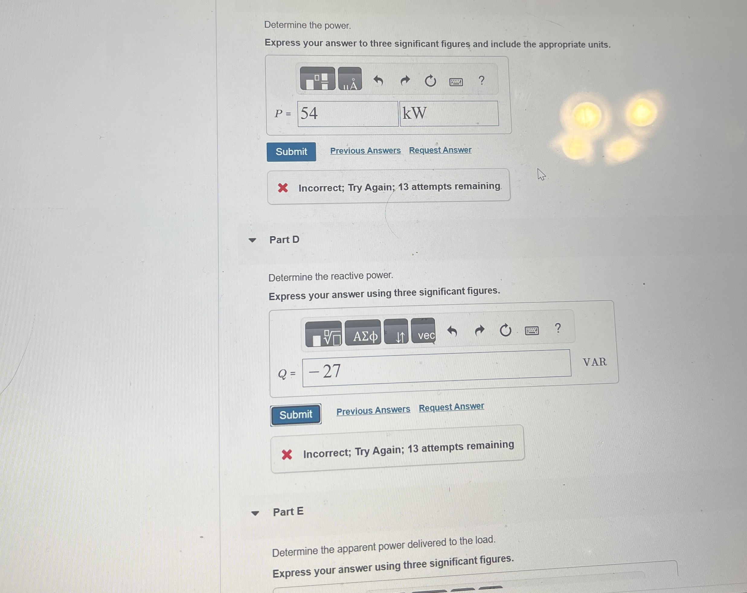 Consider a load that has an impedance given by Z