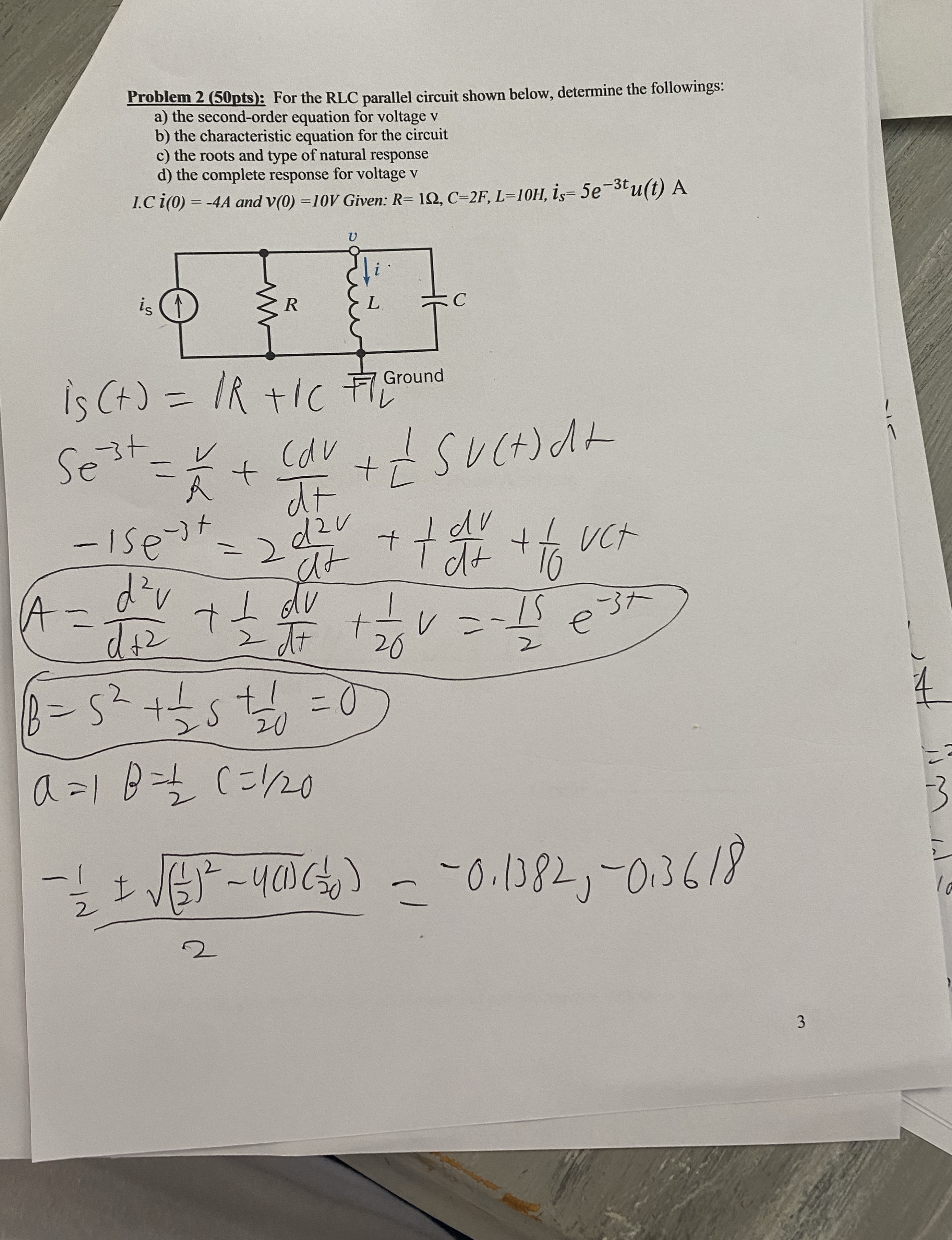 is this correct and also help me do D Problem 2 (