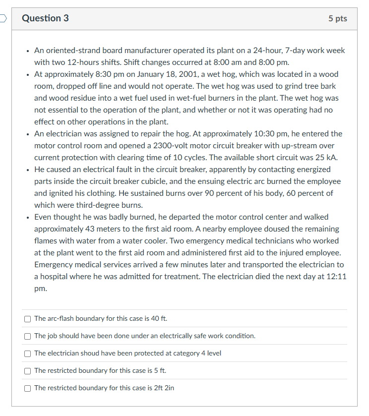 Question 3 - An oriented - strand board