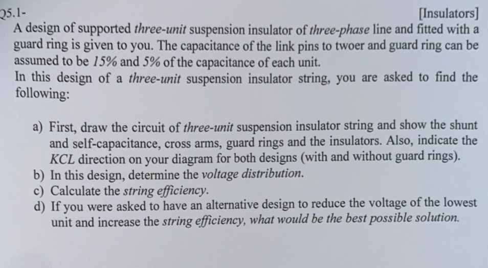 2 5 . 1 - [ Insulators ] A design of supported