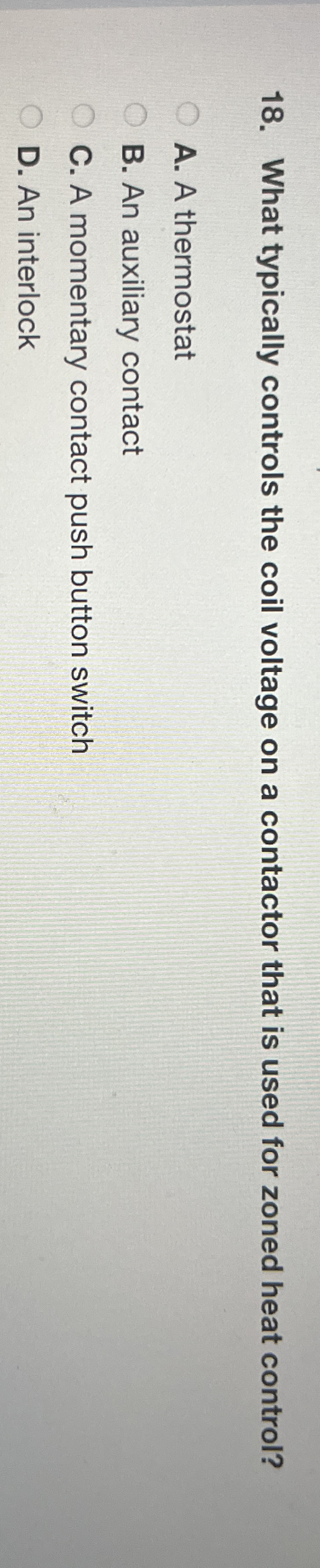 What typically controls the coil voltage on a