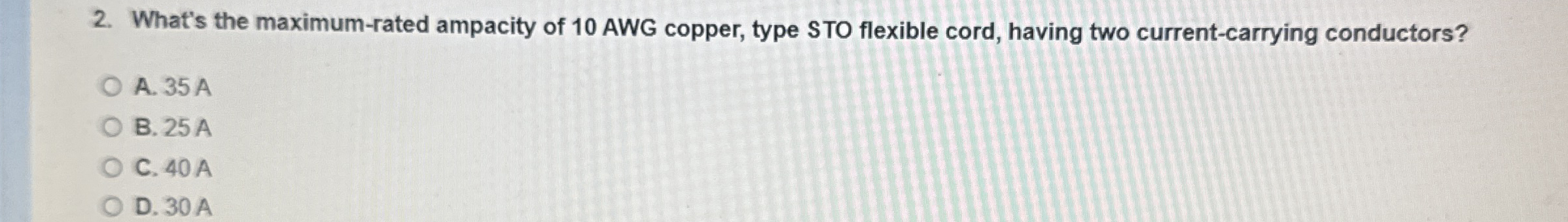 What's the maximum - rated ampacity of 1 0 AWG