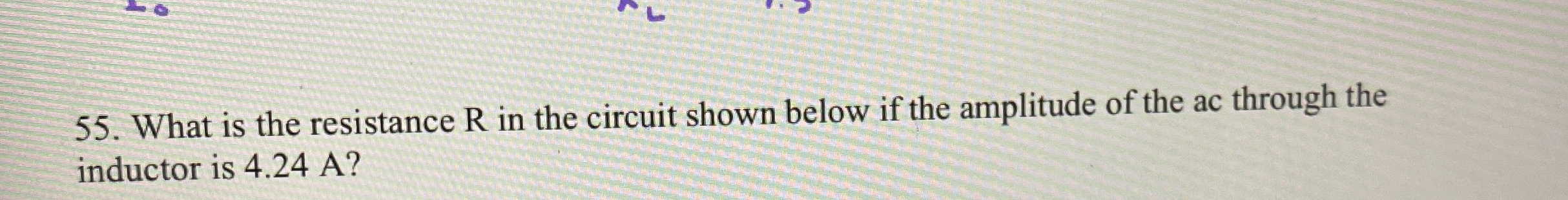 What is the resistance R in the circuit shown