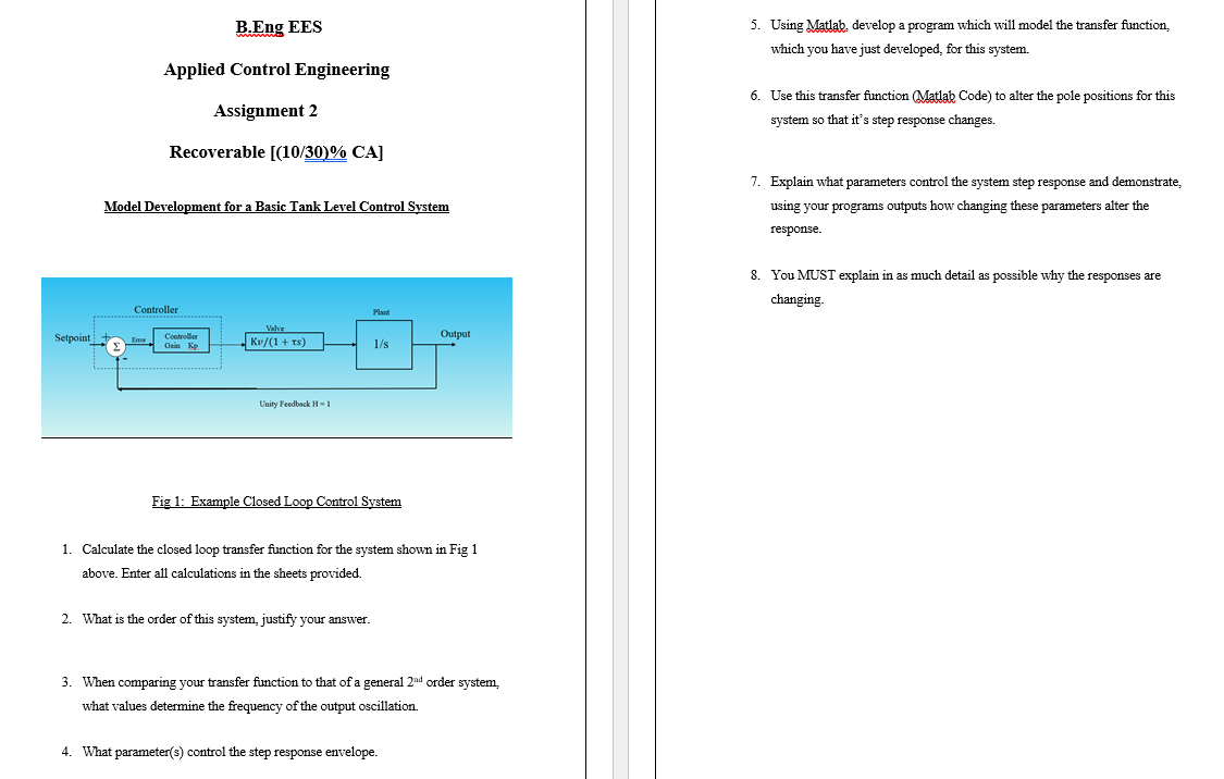 Applied Control Engineering Assignment 2