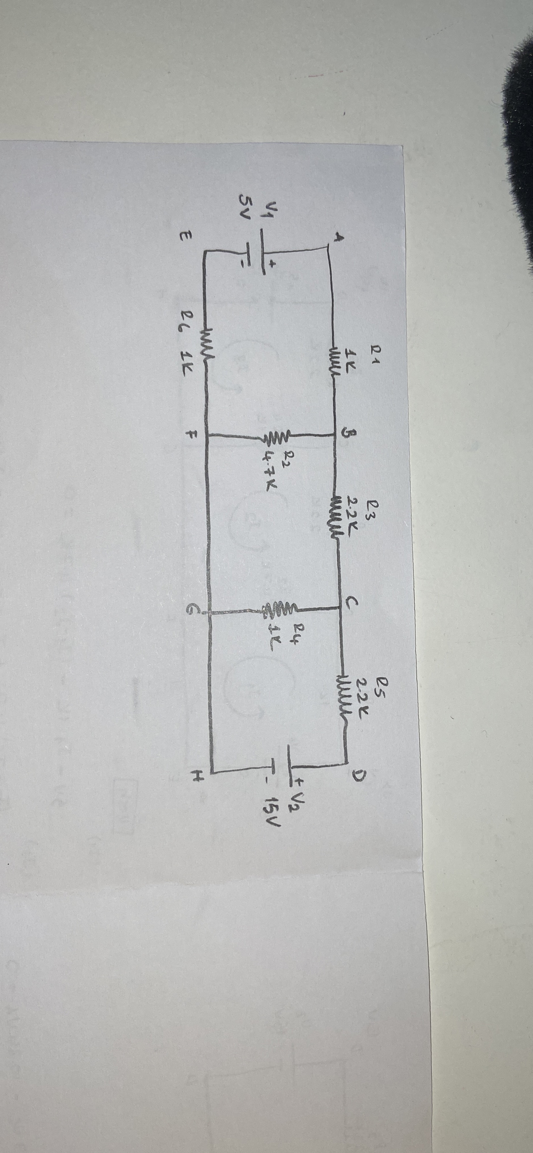 Bu devreyi a ak mlar ( mesh ) ve d m analizi y