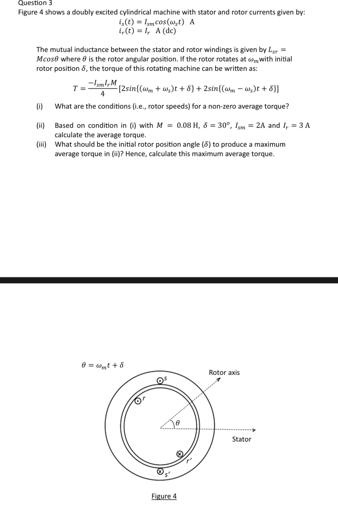 Question 3 Figure 4 shows a doubly excited