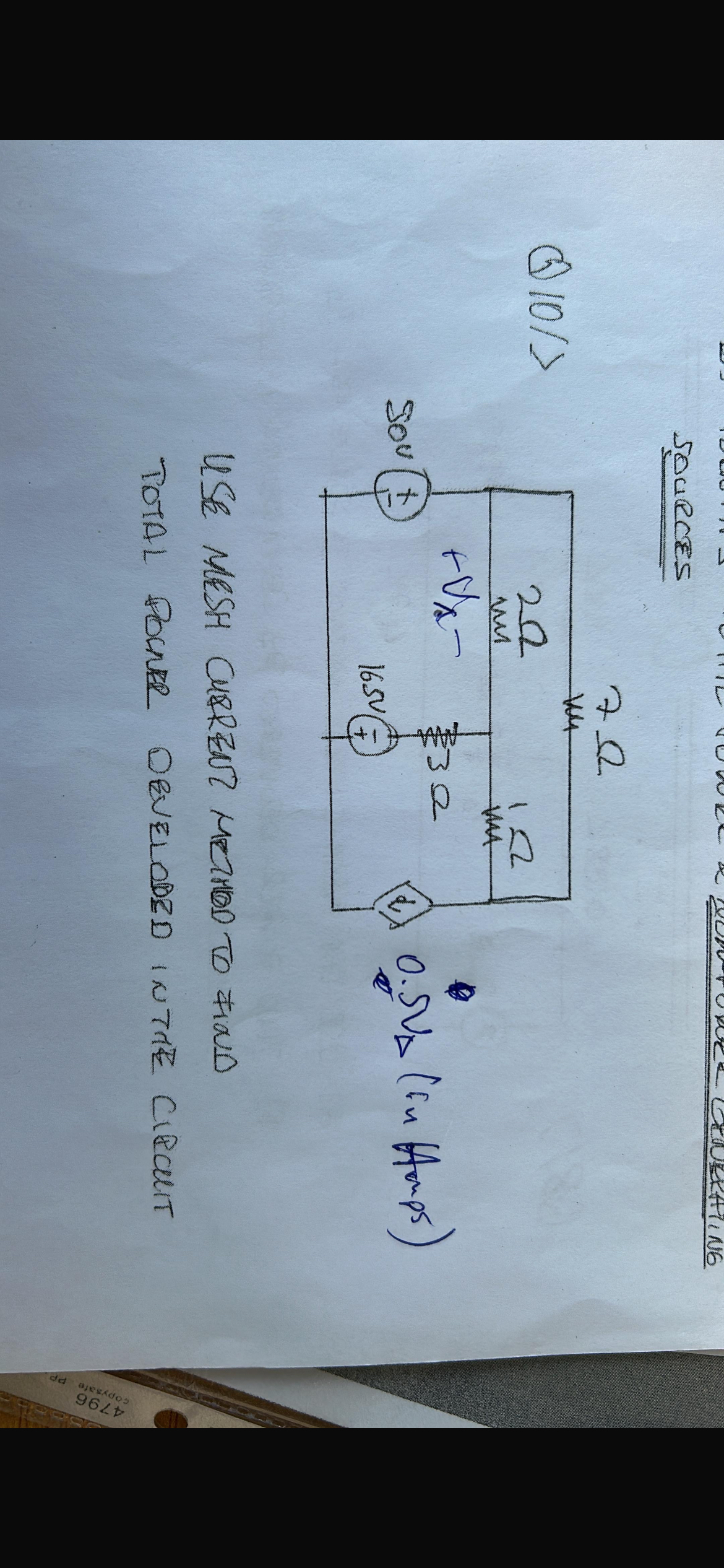 sources USE MESH CURREOT METHOD To #IND TOTAL