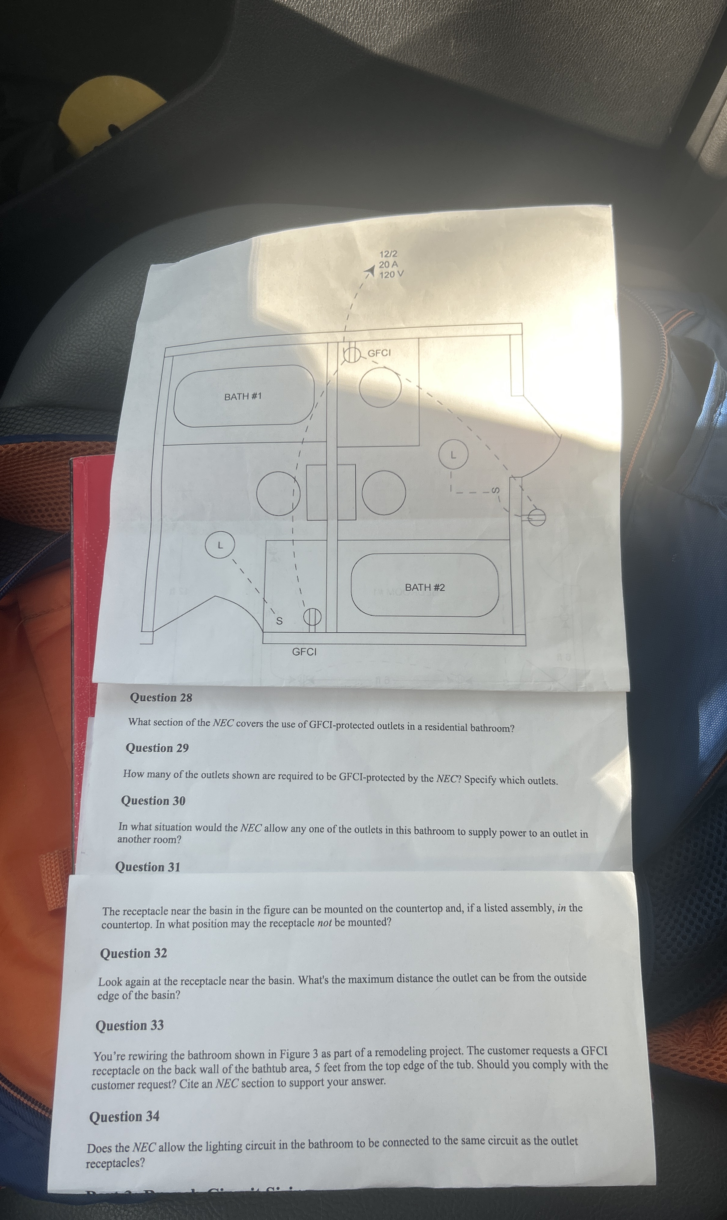 Question 2 8 What section of the NEC covers the