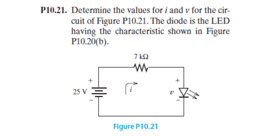 P 1 0 . 2 1 . Determine the values for \ ( i \ )