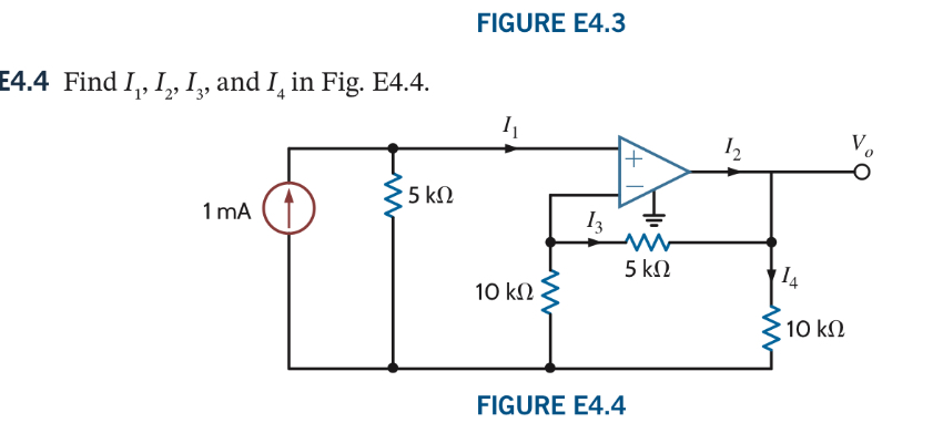 E 4 . 4 Find I _ ( 1 ) , I _ ( 2 ) , I _ ( 3 ) ,