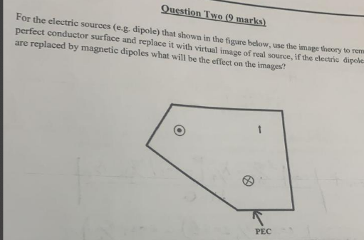 Question Two ( 9 marks ) For the electric sources