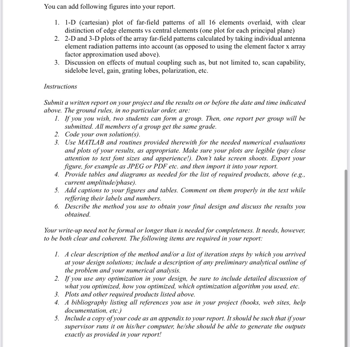 Final Project You were just hired by the company