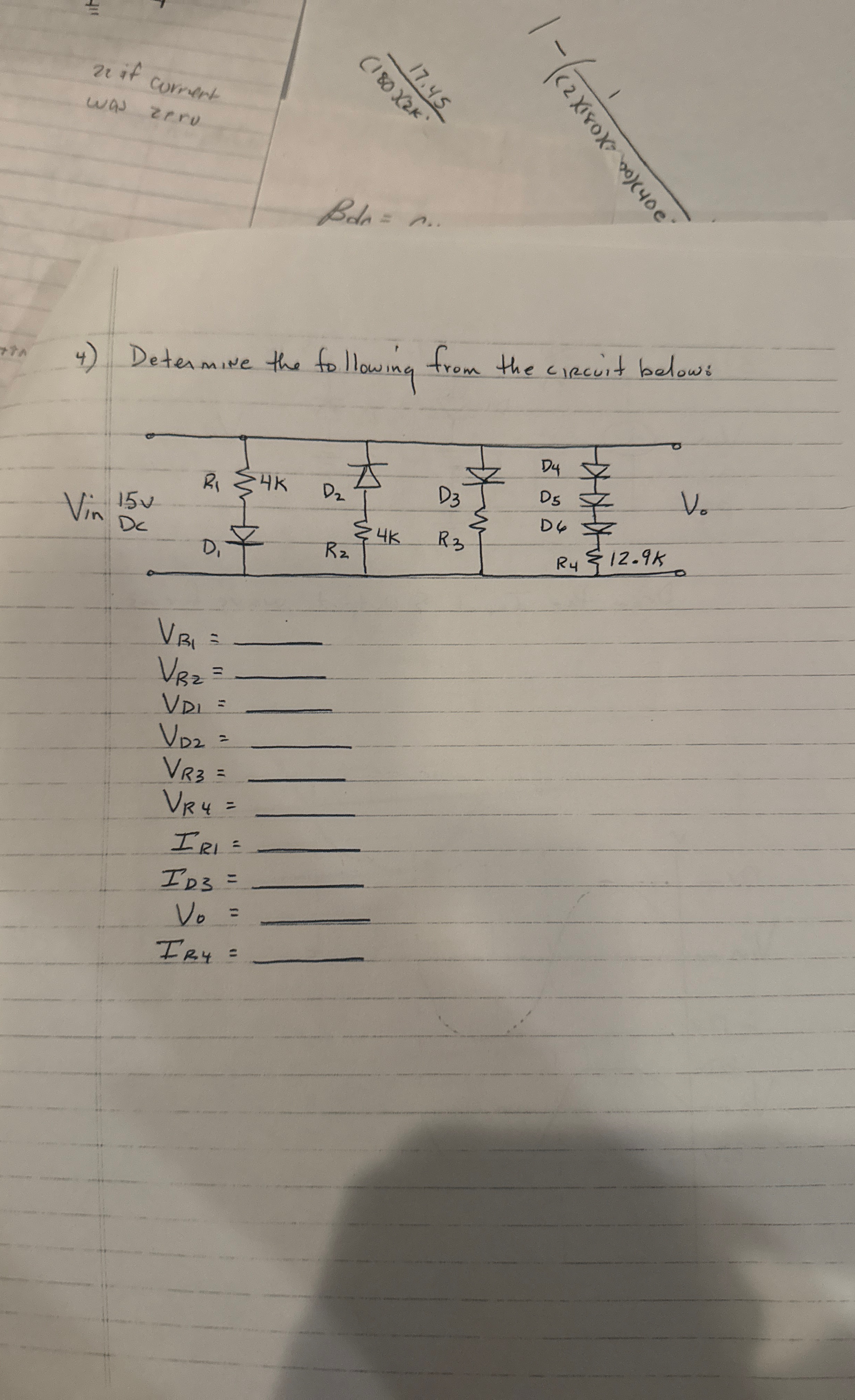 2 x if corrent was zerout 8 . 5 . 5 Determine the