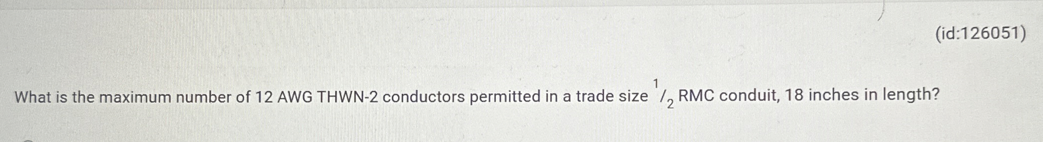 ( id: 1 2 6 0 5 1 ) What is the maximum number of