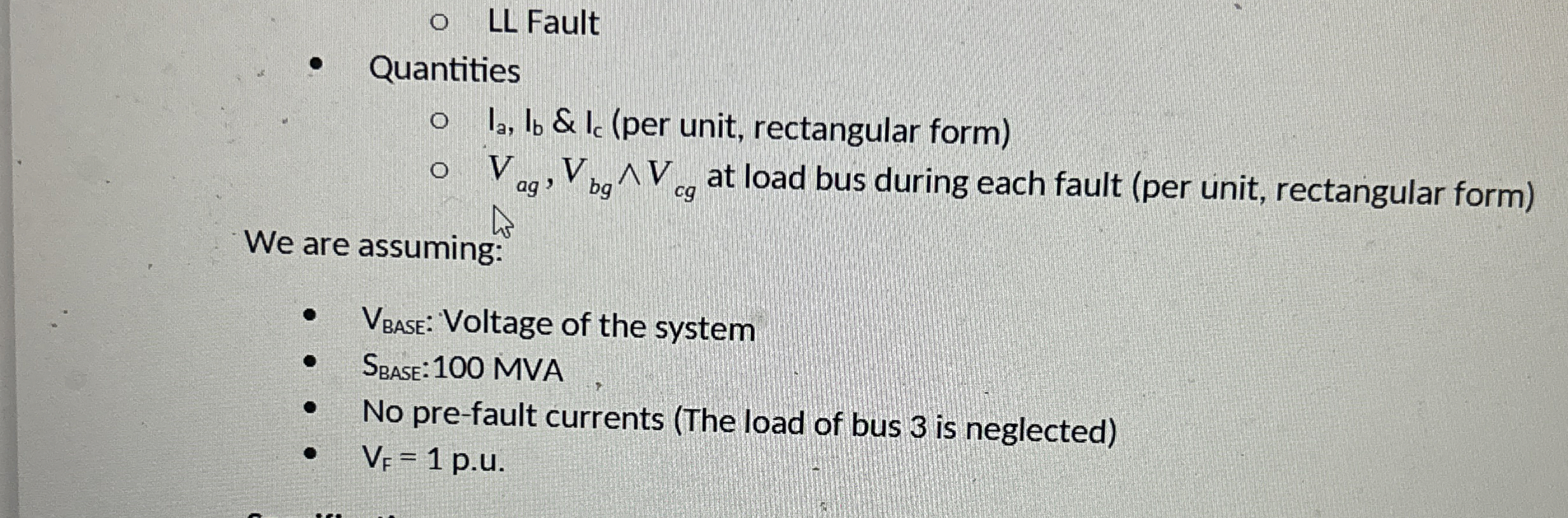Context A grid is connected to a load bus and a