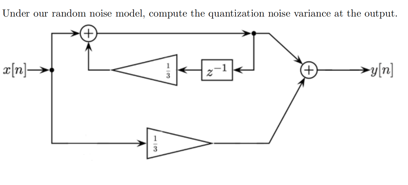 Under our random noise model, compute the