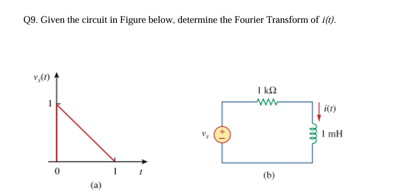 Q 9 . Given the circuit in Figure below,
