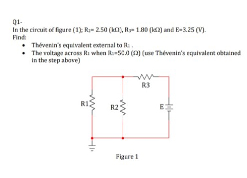 Q 1 - In the circuit of figure ( 1 ) ; R 2 = 2 .