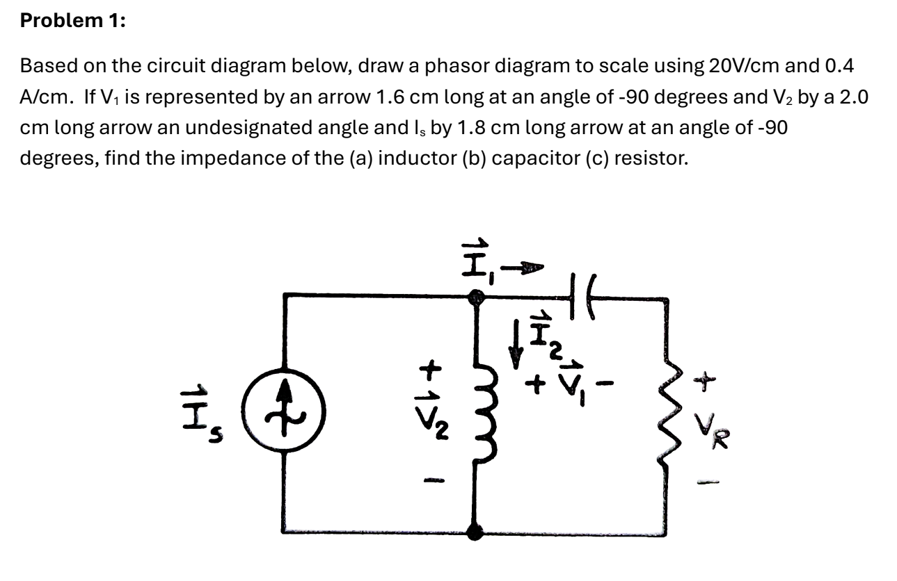 Problem 1 : Based on the circuit diagram below,