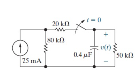 The switch in the circuit of ( Figure 1 ) has