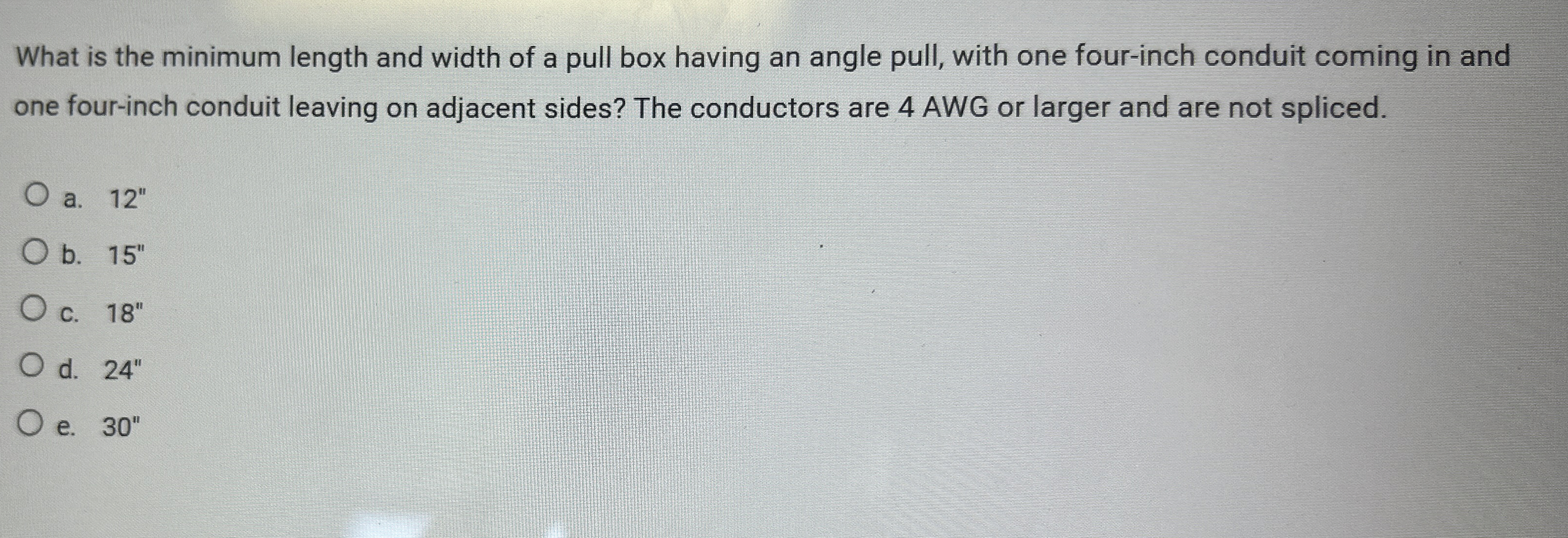 What is the minimum length and width of a pull