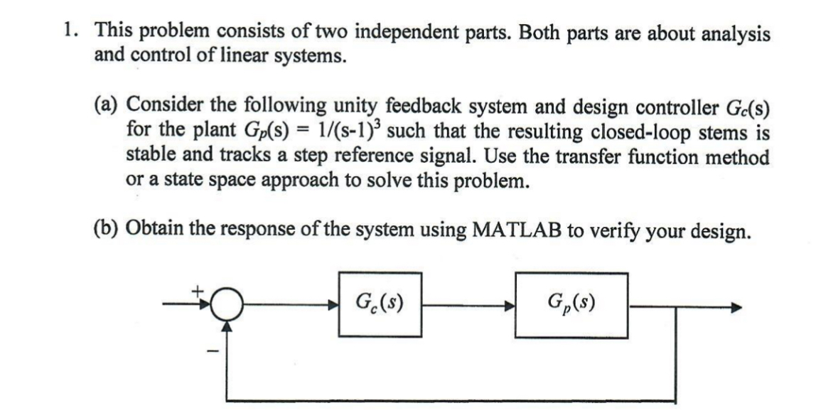This problem consists of two independent parts.