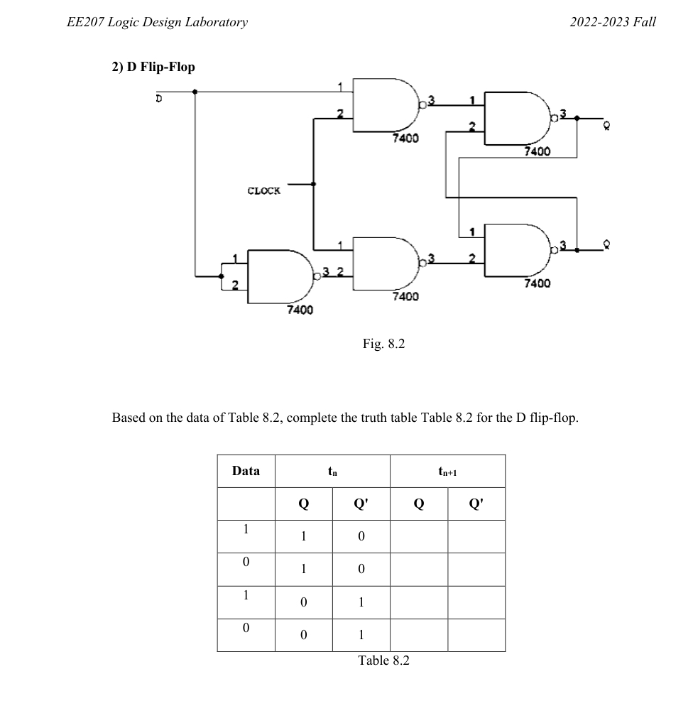 EE 2 0 7 Logic Design Laboratory Draw with