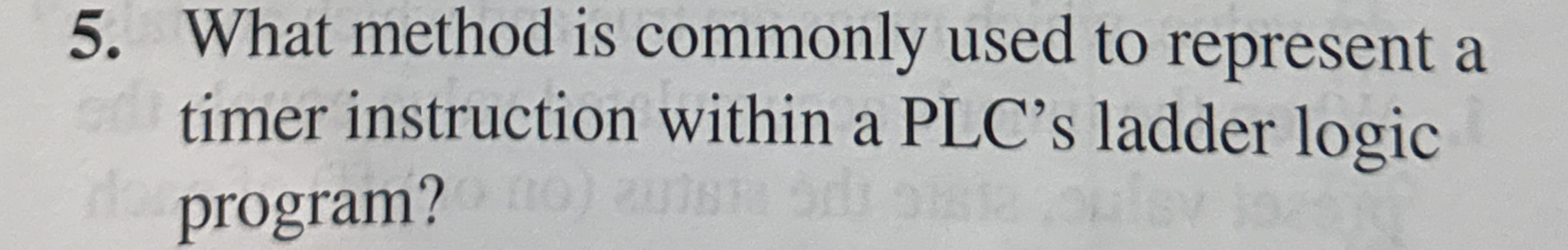 What method is commonly used to represent a timer