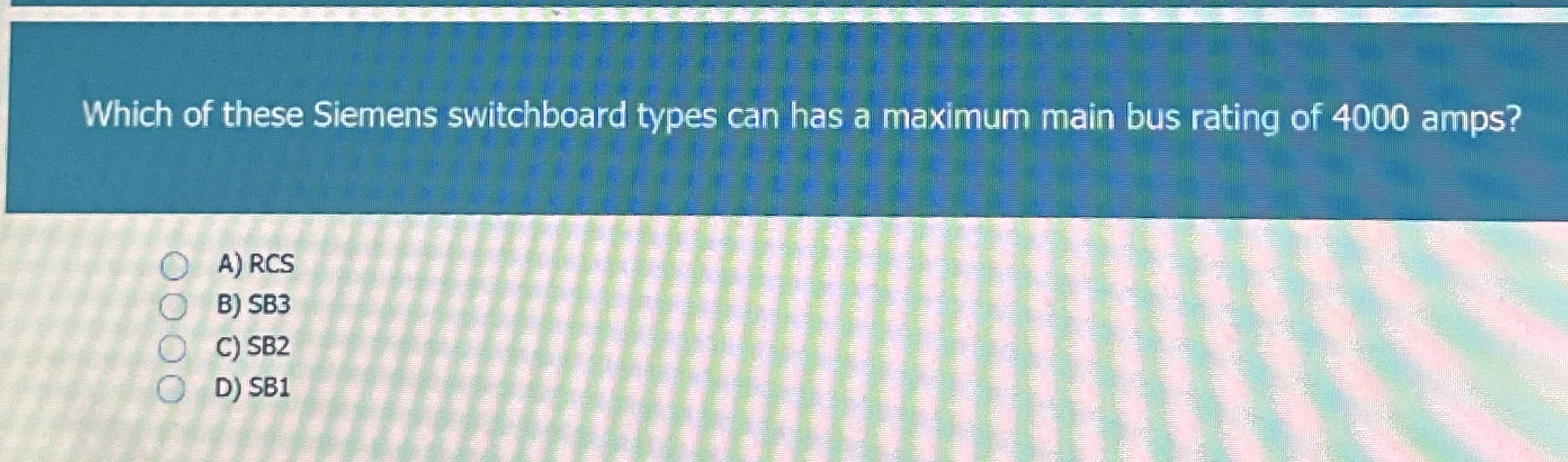 Which of these Siemens switchboard types can has