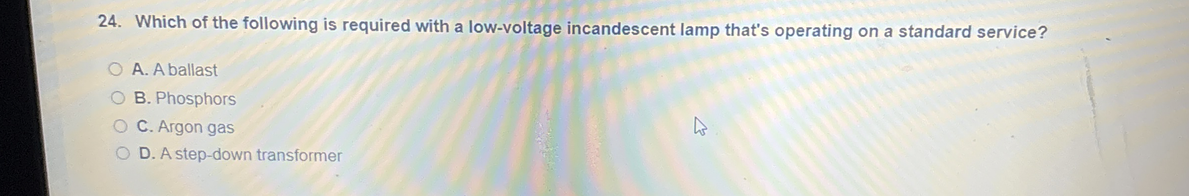 Which of the following is required with a low -