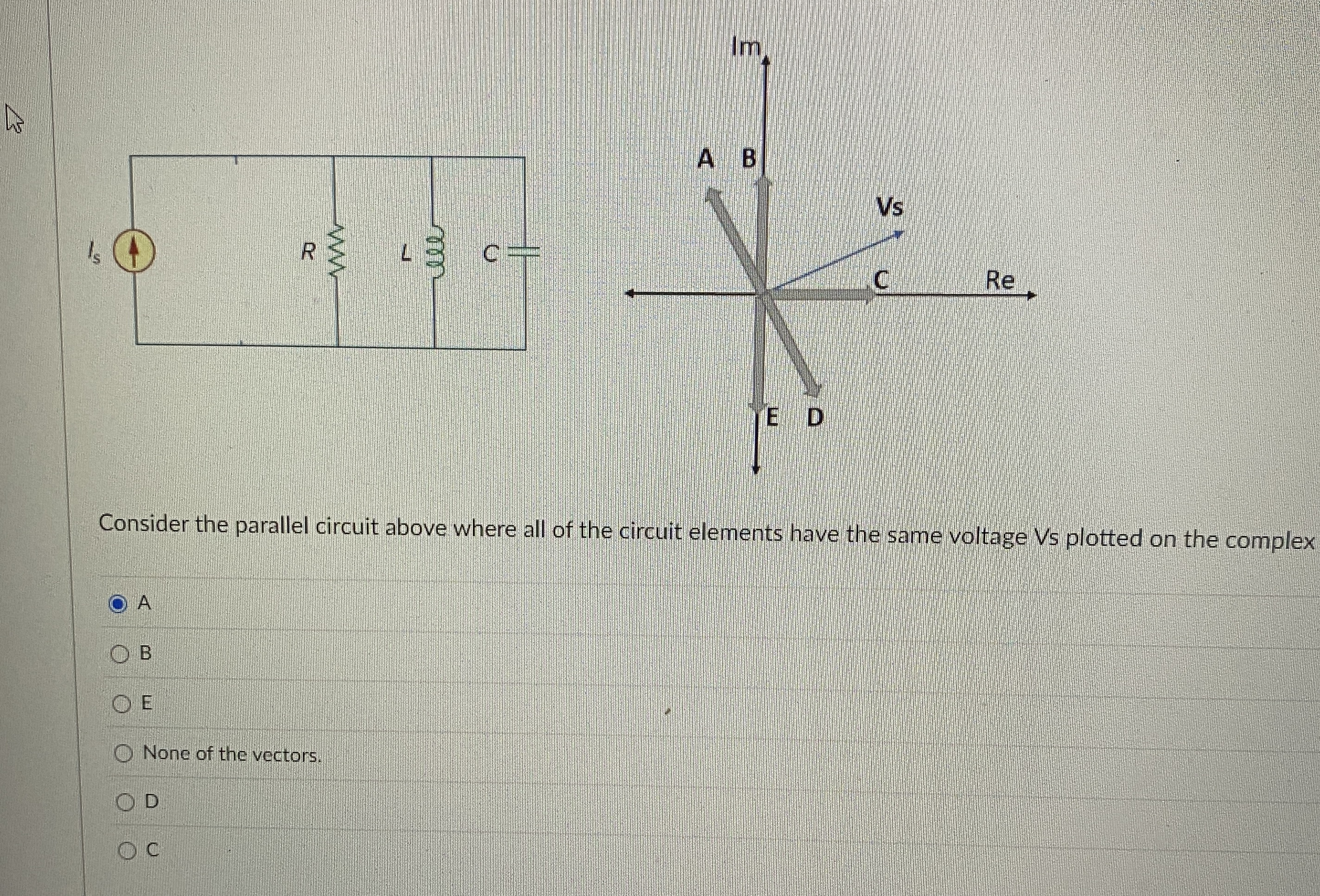 Consider the parallel circuit above where all of