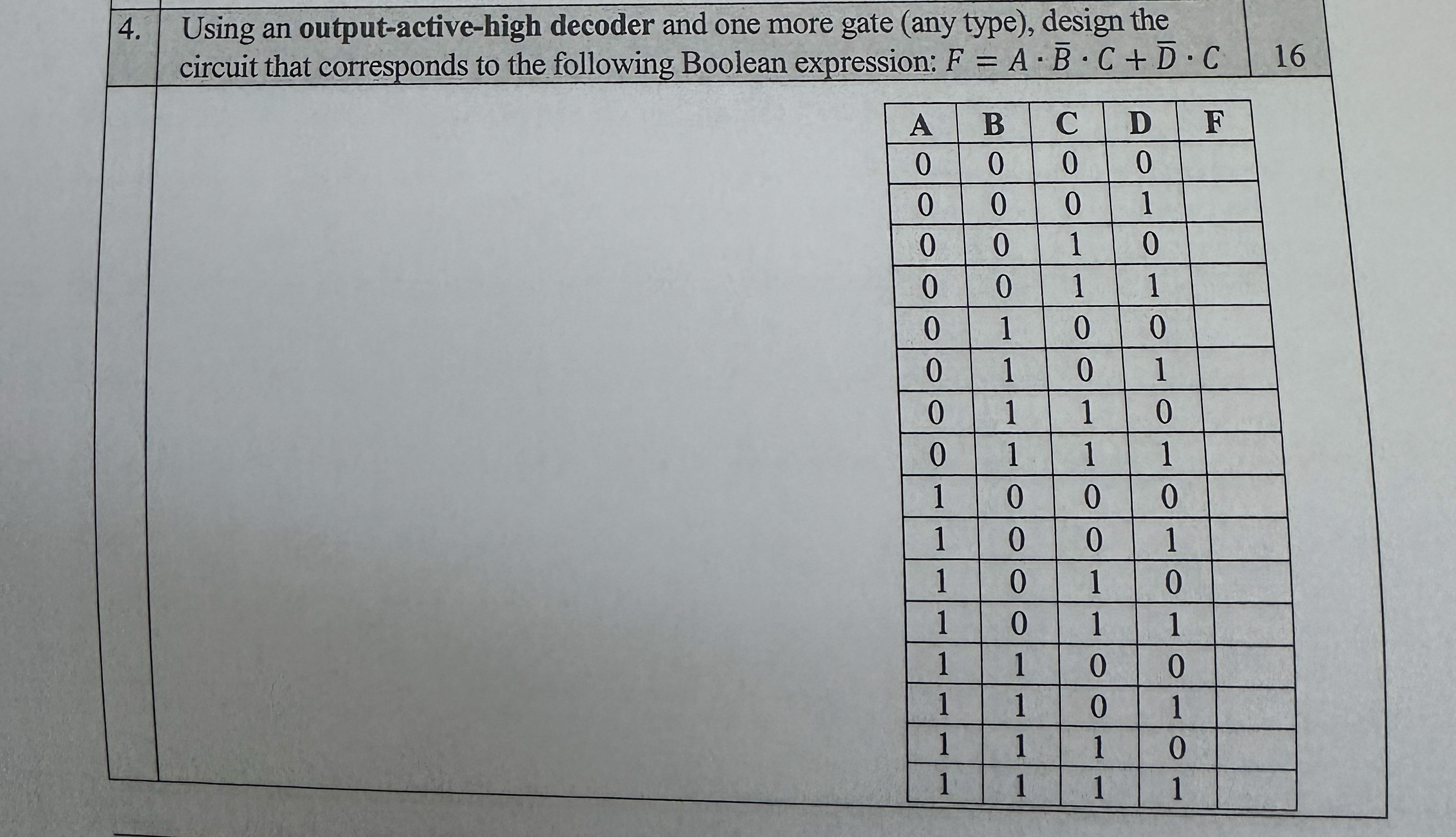 \ table [ [ 4 . , Using an output - active - high