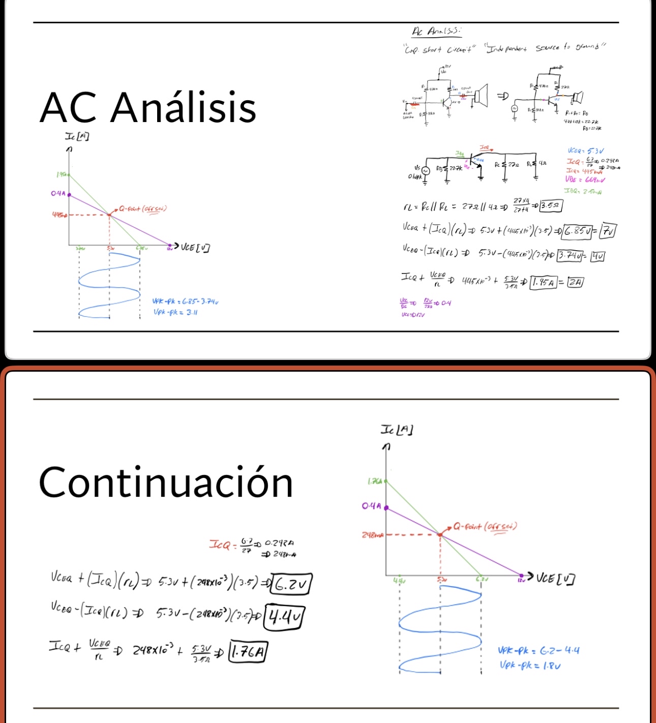 Need an updated AC analysis with as similar a