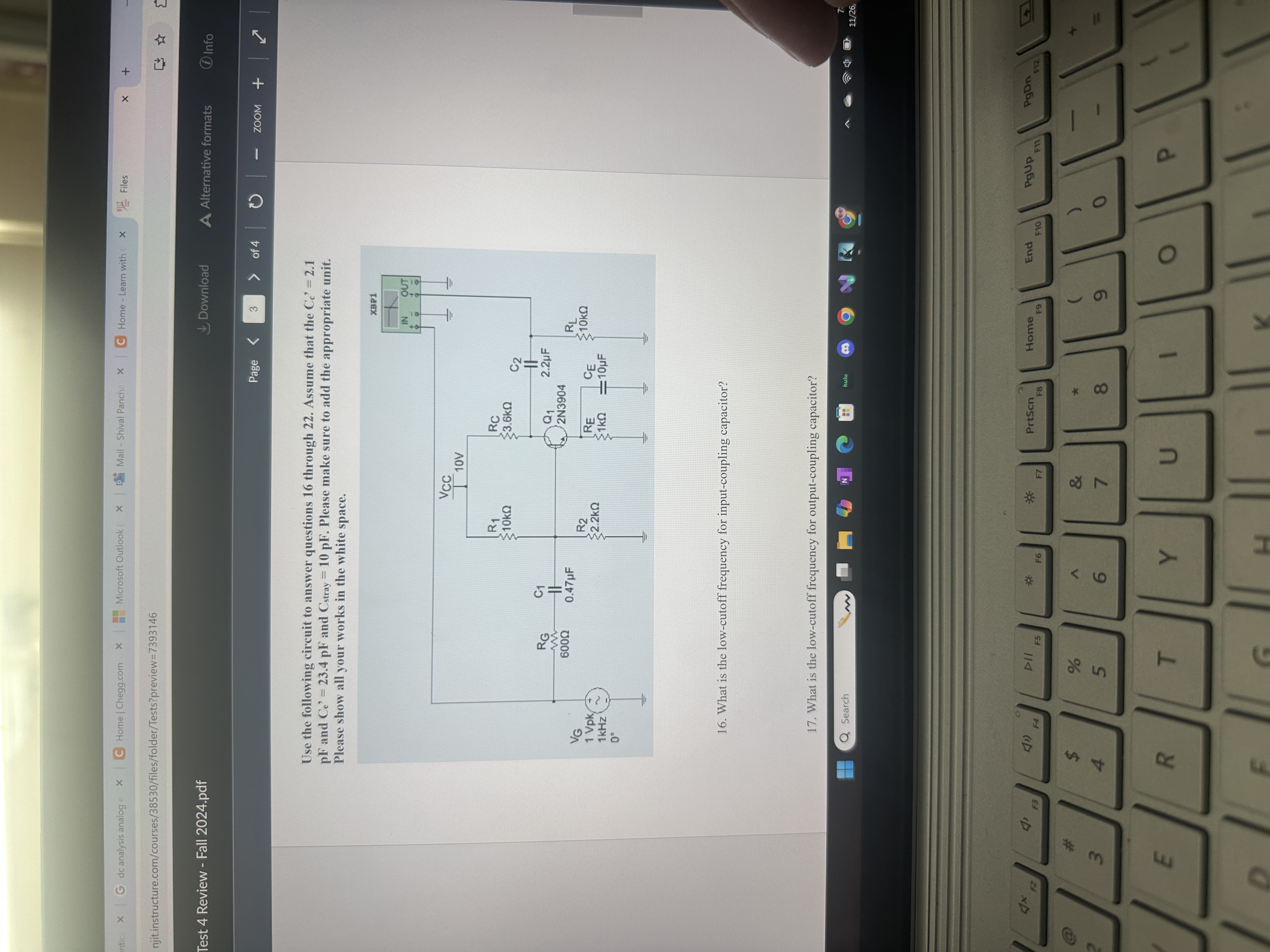 dc analysis analog e Home / Chegg.com Microsoft