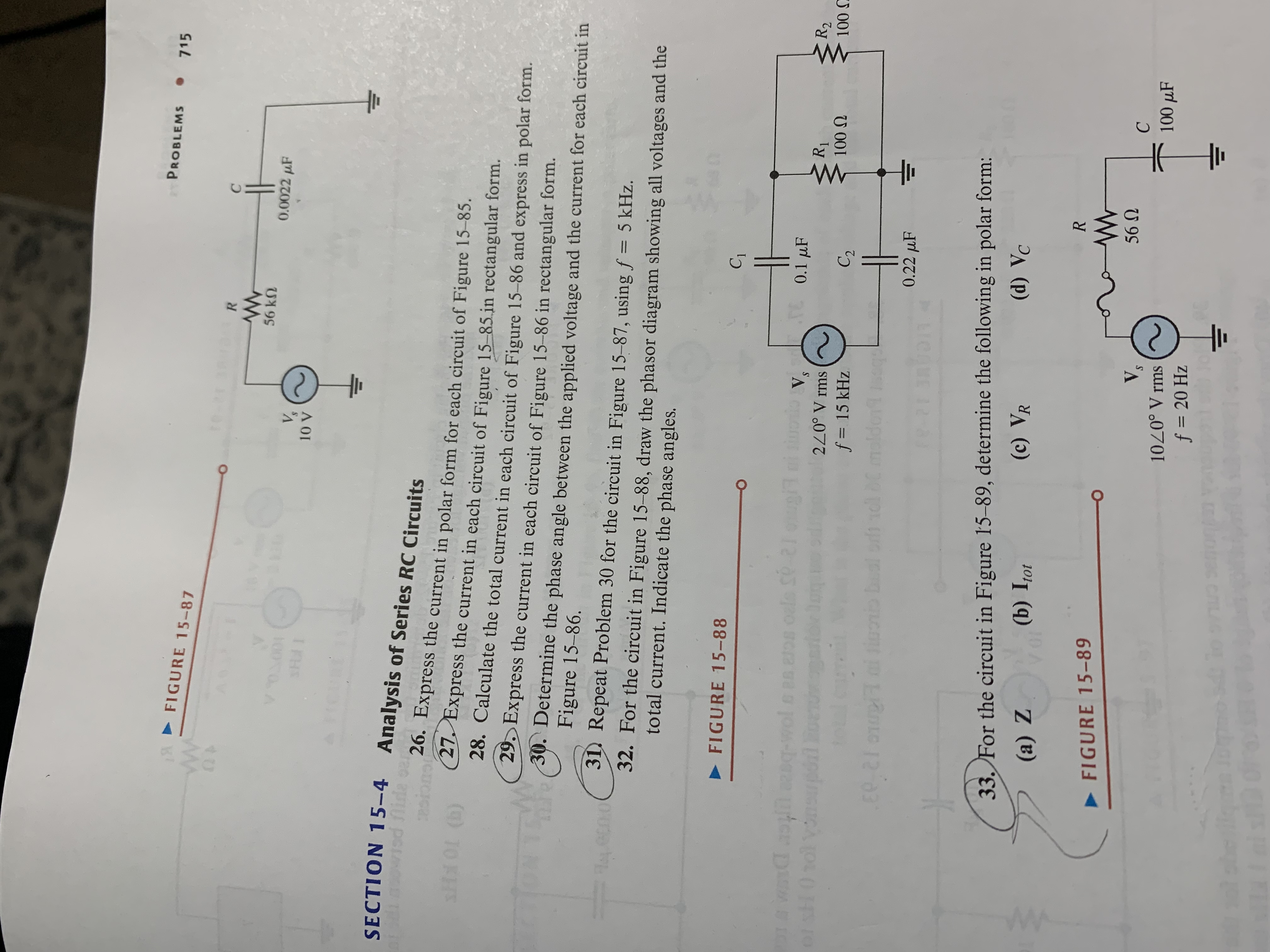 FIGURE 1 5 - 8 7 Problems 7 1 5 SECTION 1 5 - 4